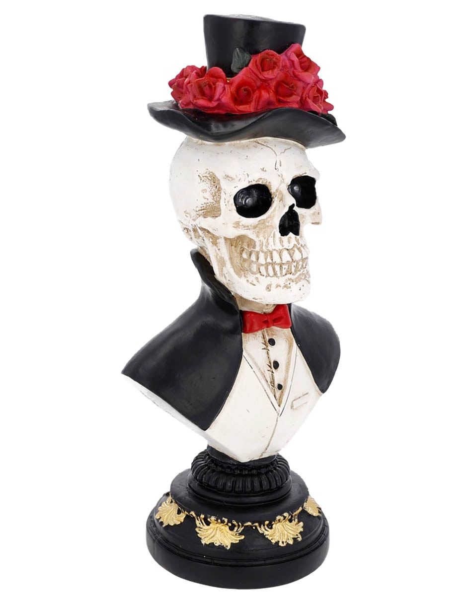 Figura decorativa de Halloween con forma de catrín 2