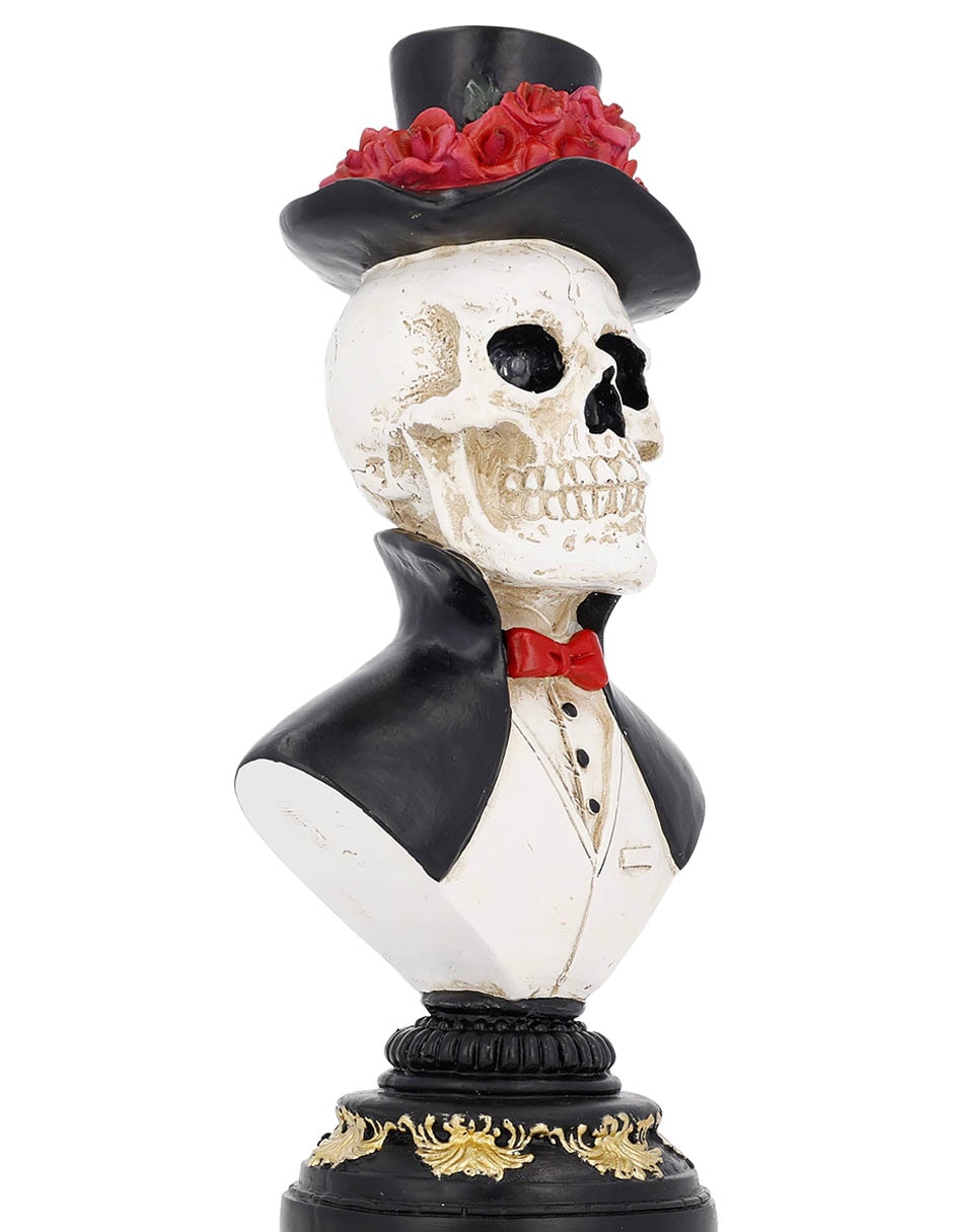 Figura decorativa de Halloween con forma de catrín 4