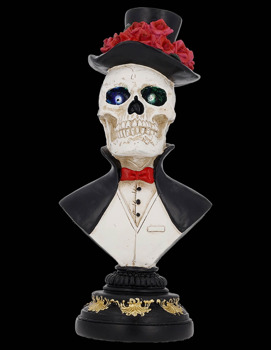 Figura decorativa de Halloween con forma de catrín 6