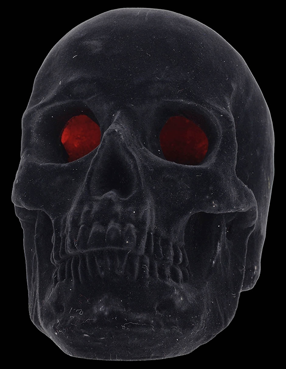 Figura decorativa de Halloween con forma de cráneo 6