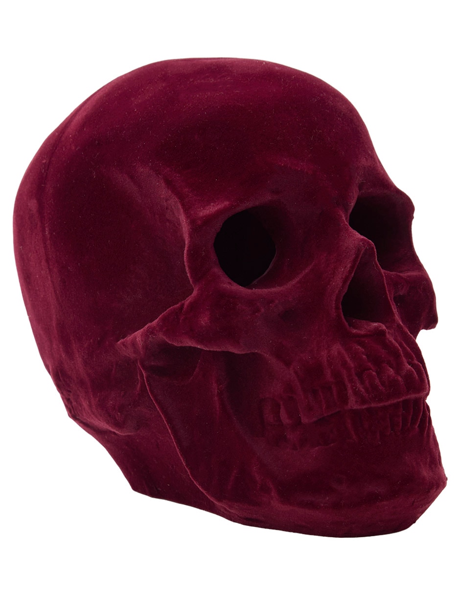 Figura decorativa de halloween con forma de craneo 2