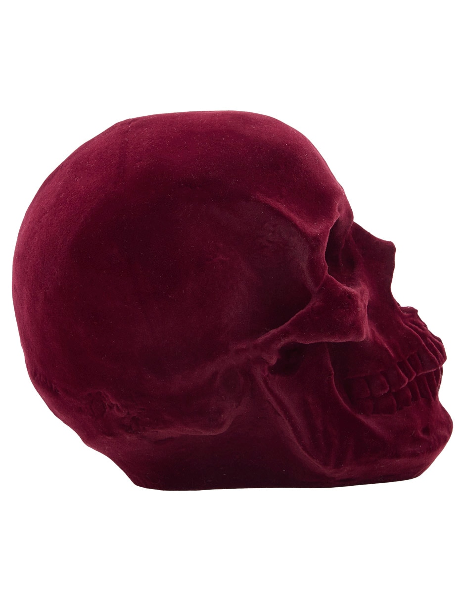 Figura decorativa de halloween con forma de craneo 3