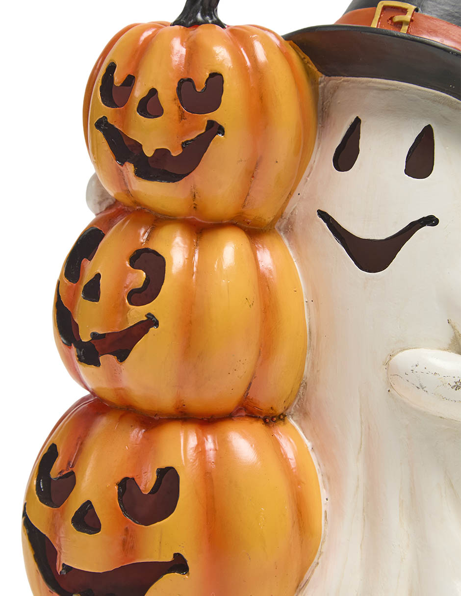 Figura decorativa de halloween con forma de fantasma Figura decorativa de halloween con forma de fantasma