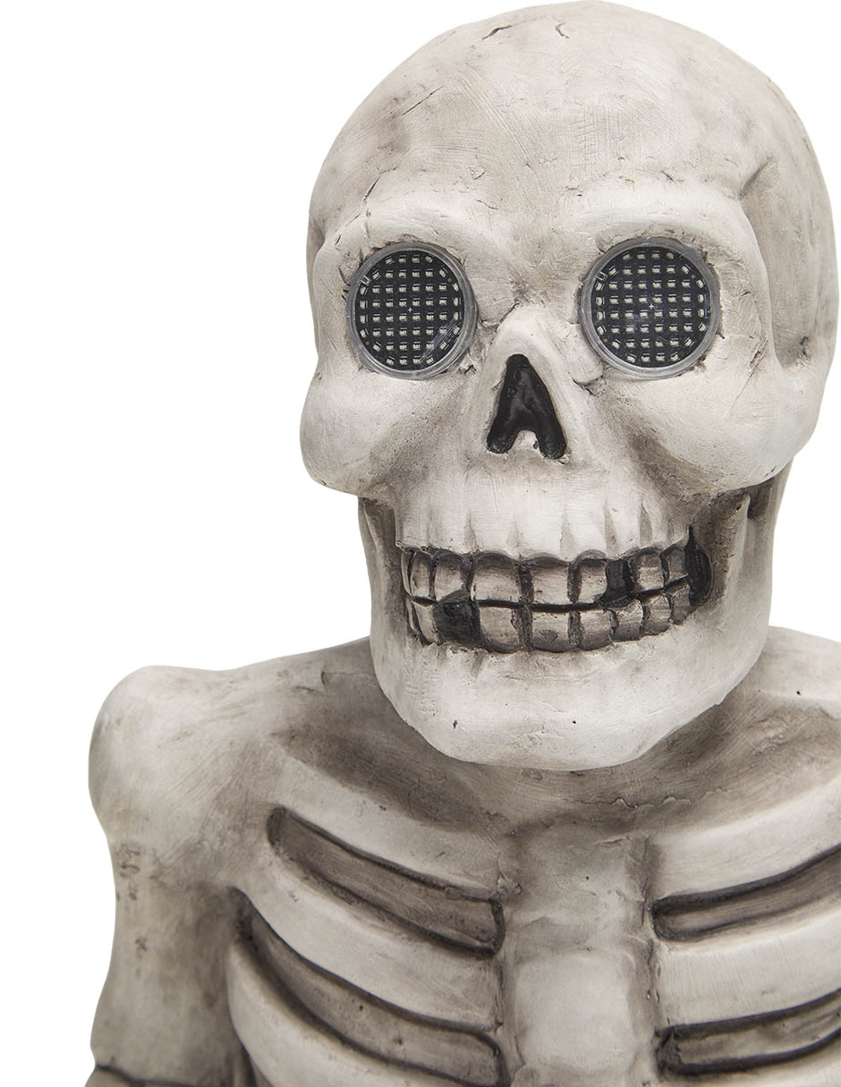 Figura decorativa de Halloween con forma de esqueleto