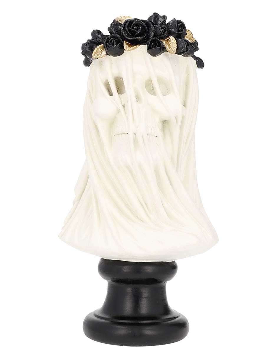 Figura decorativa de Halloween con forma de calavera 1