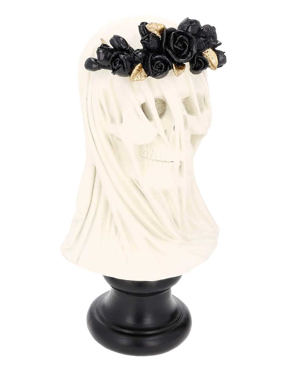 Figura decorativa de Halloween con forma de calavera 2