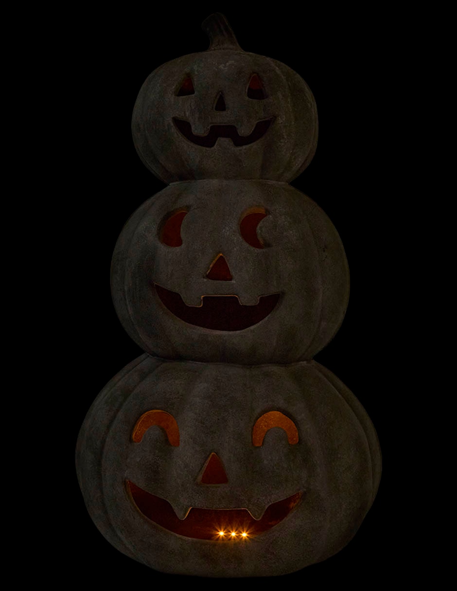 Figura decorativa de Halloween con forma de calabaza 6