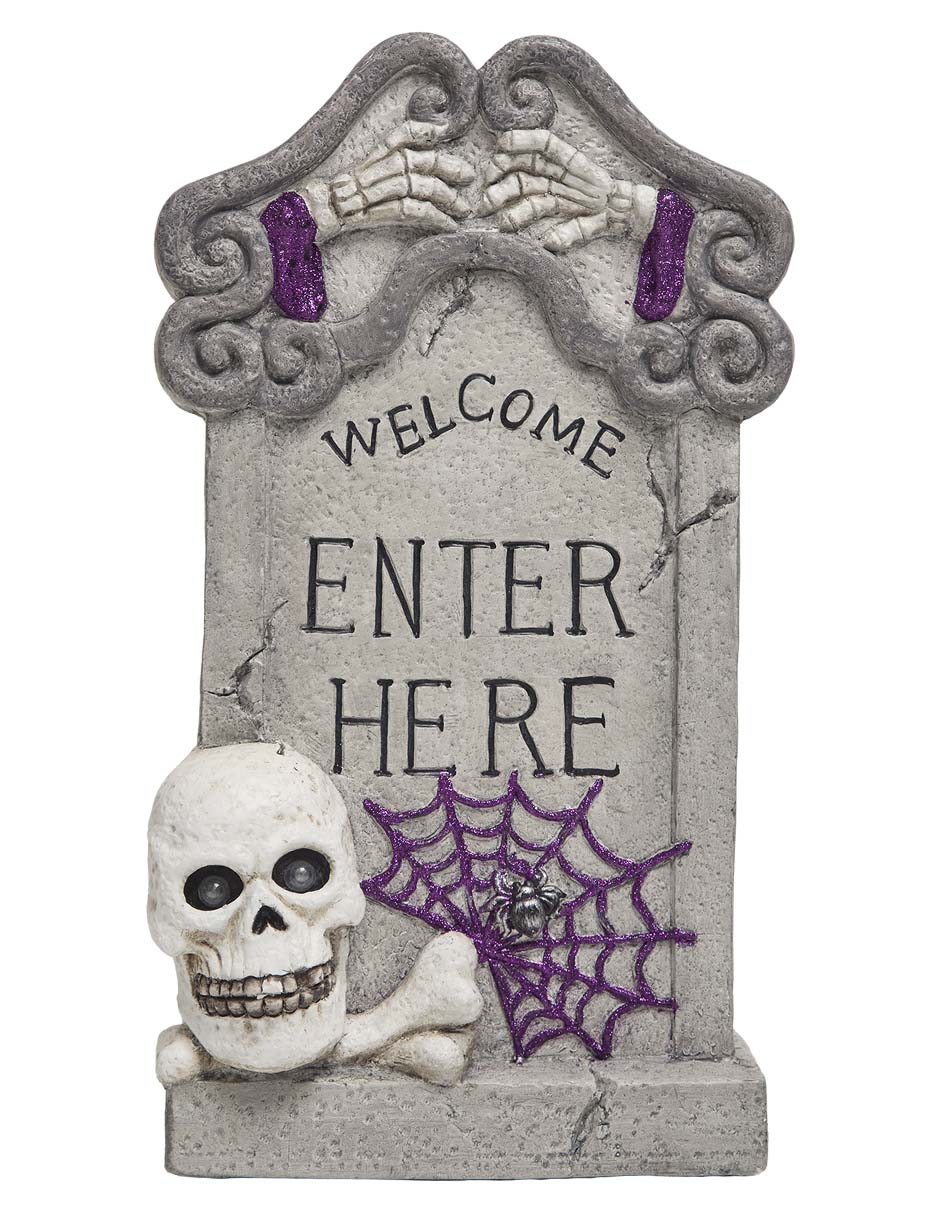 Figura decorativa de Halloween con forma de tumba 1