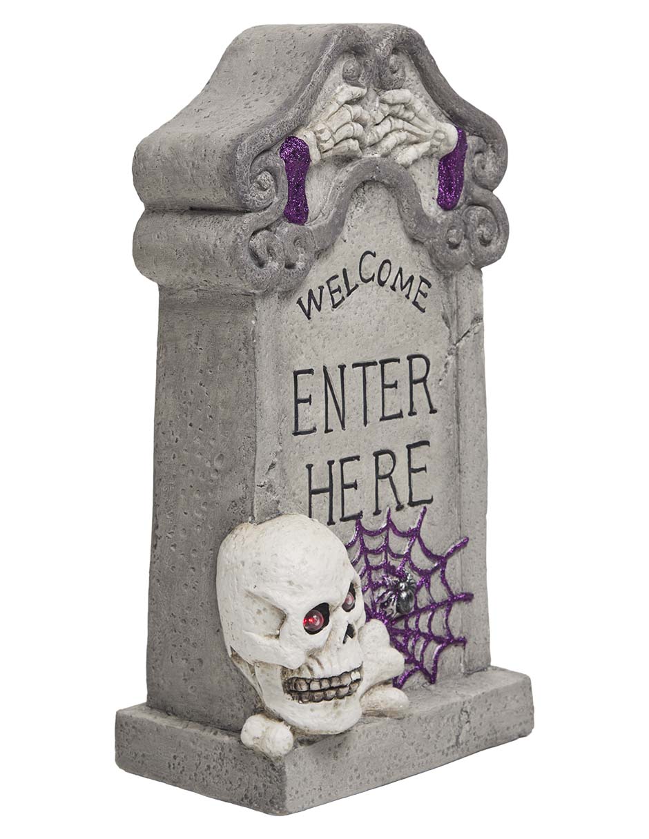 Figura decorativa de Halloween con forma de tumba 2