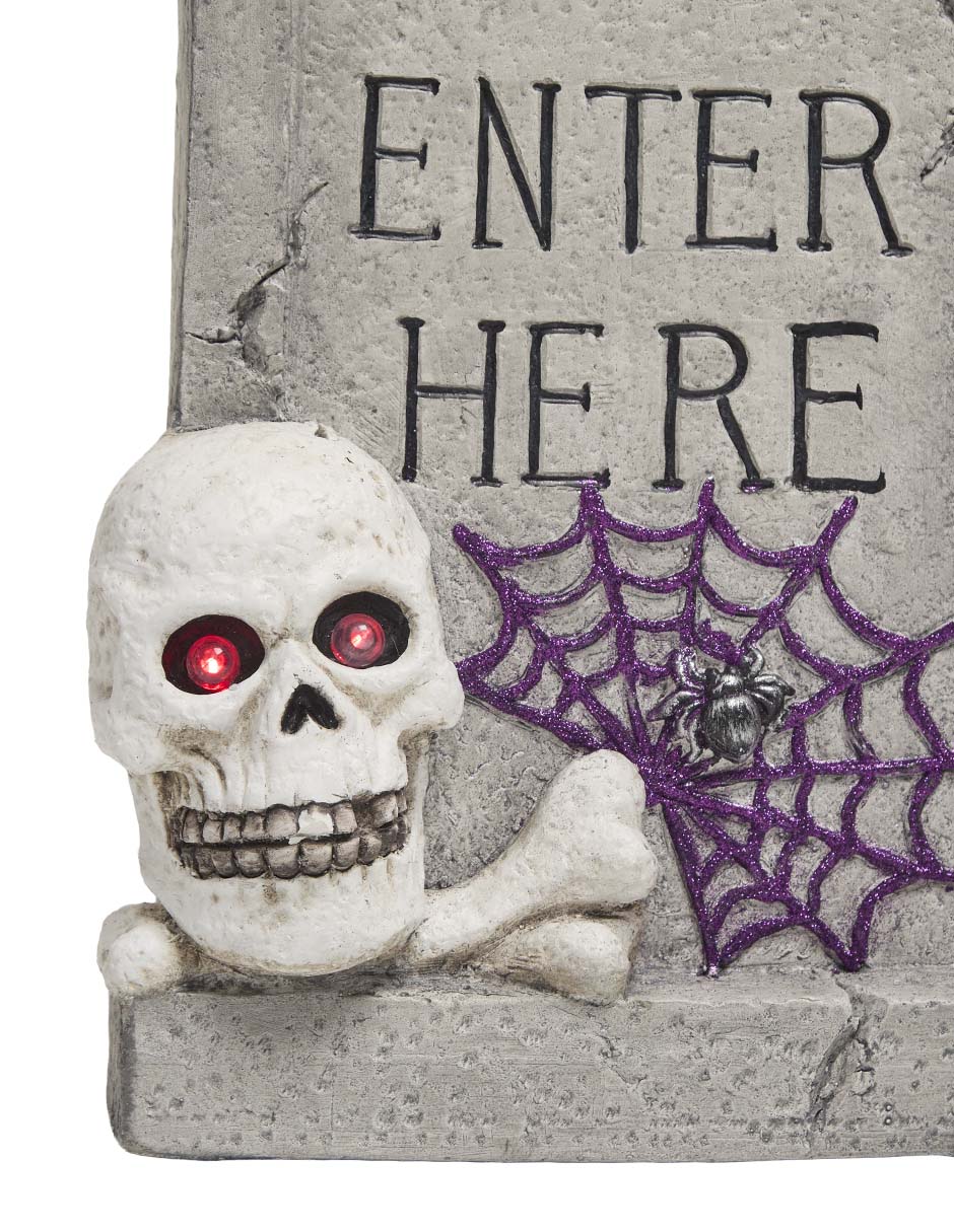 Figura decorativa de Halloween con forma de tumba 4
