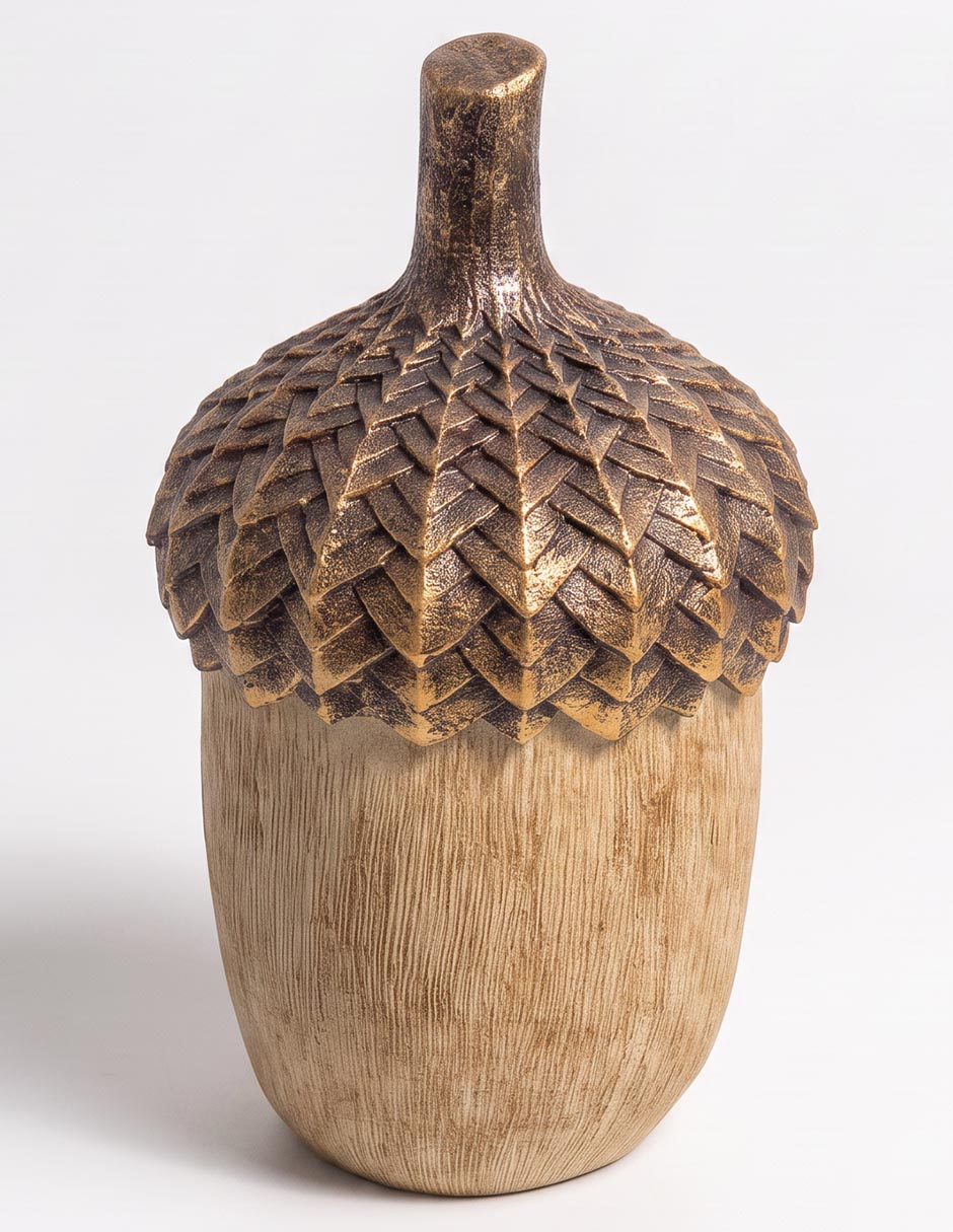 Figura decorativa navideña con forma de avellana 2