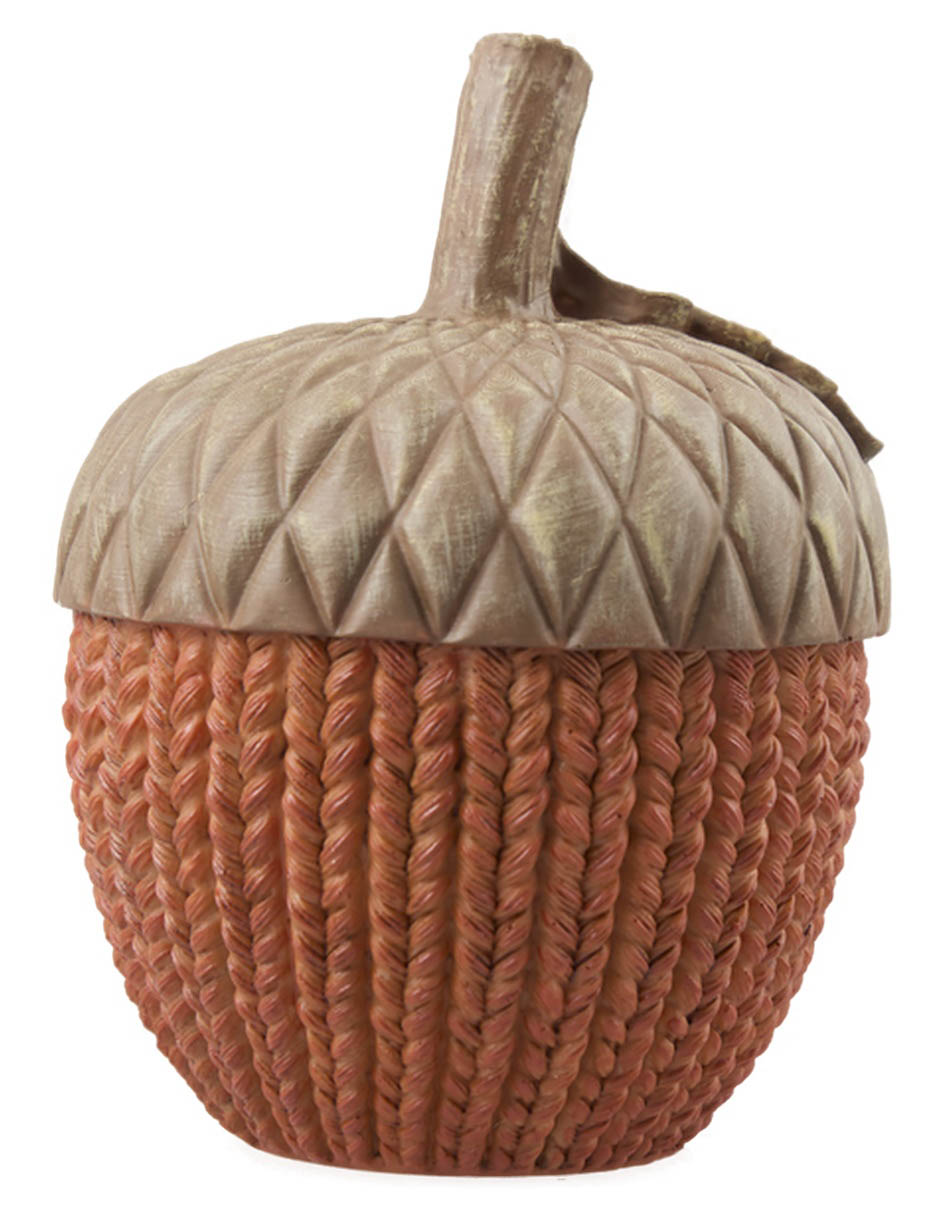Figura decorativa de Halloween con forma de bellota 4