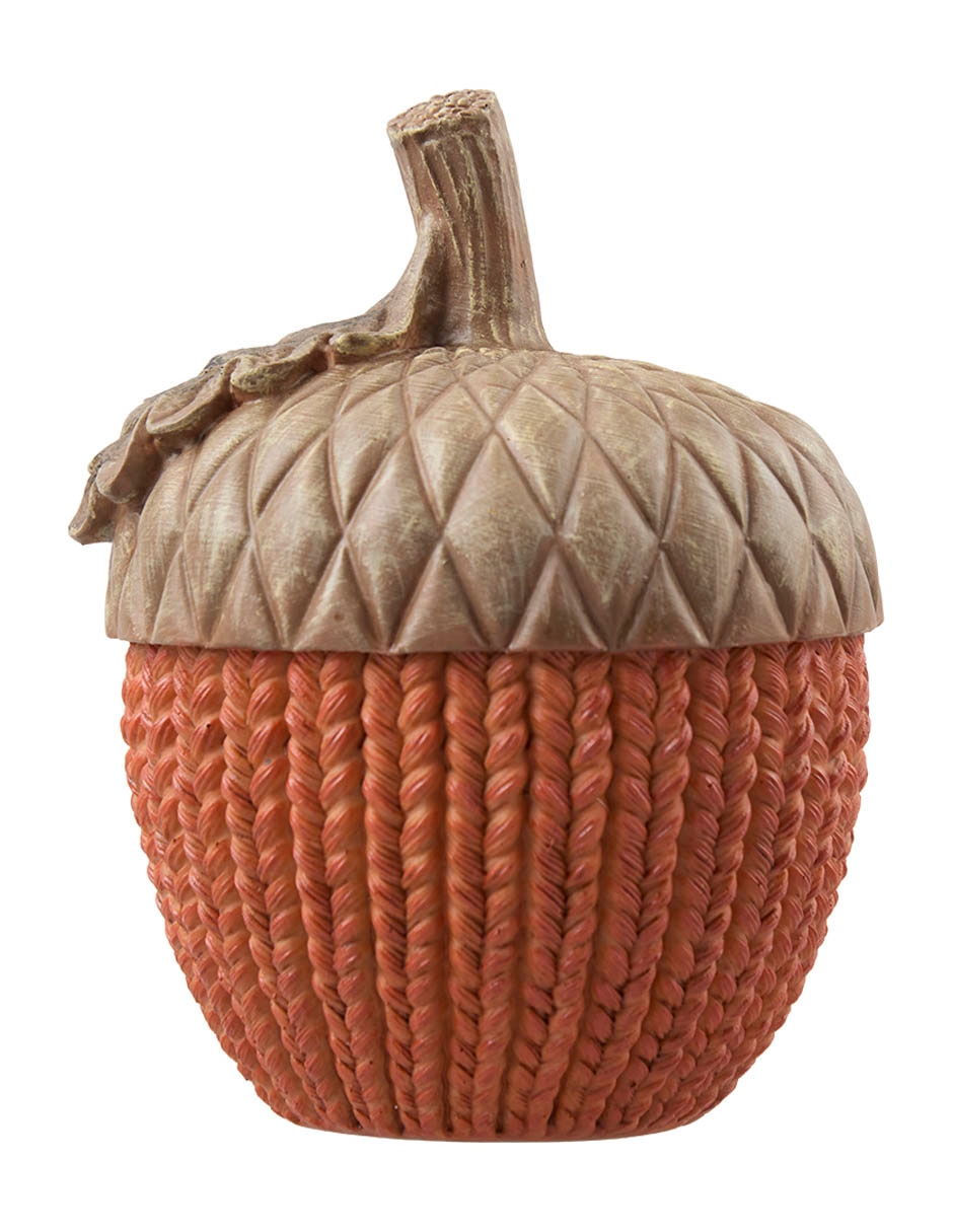 Figura decorativa de Halloween con forma de bellota 1