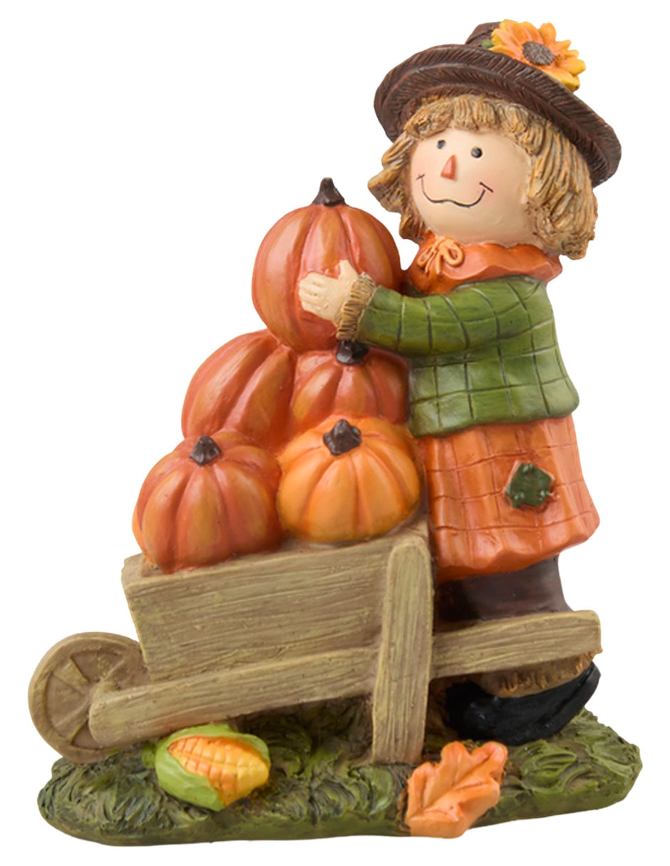 Figura decorativa de Halloween con forma de espantapájaros 1