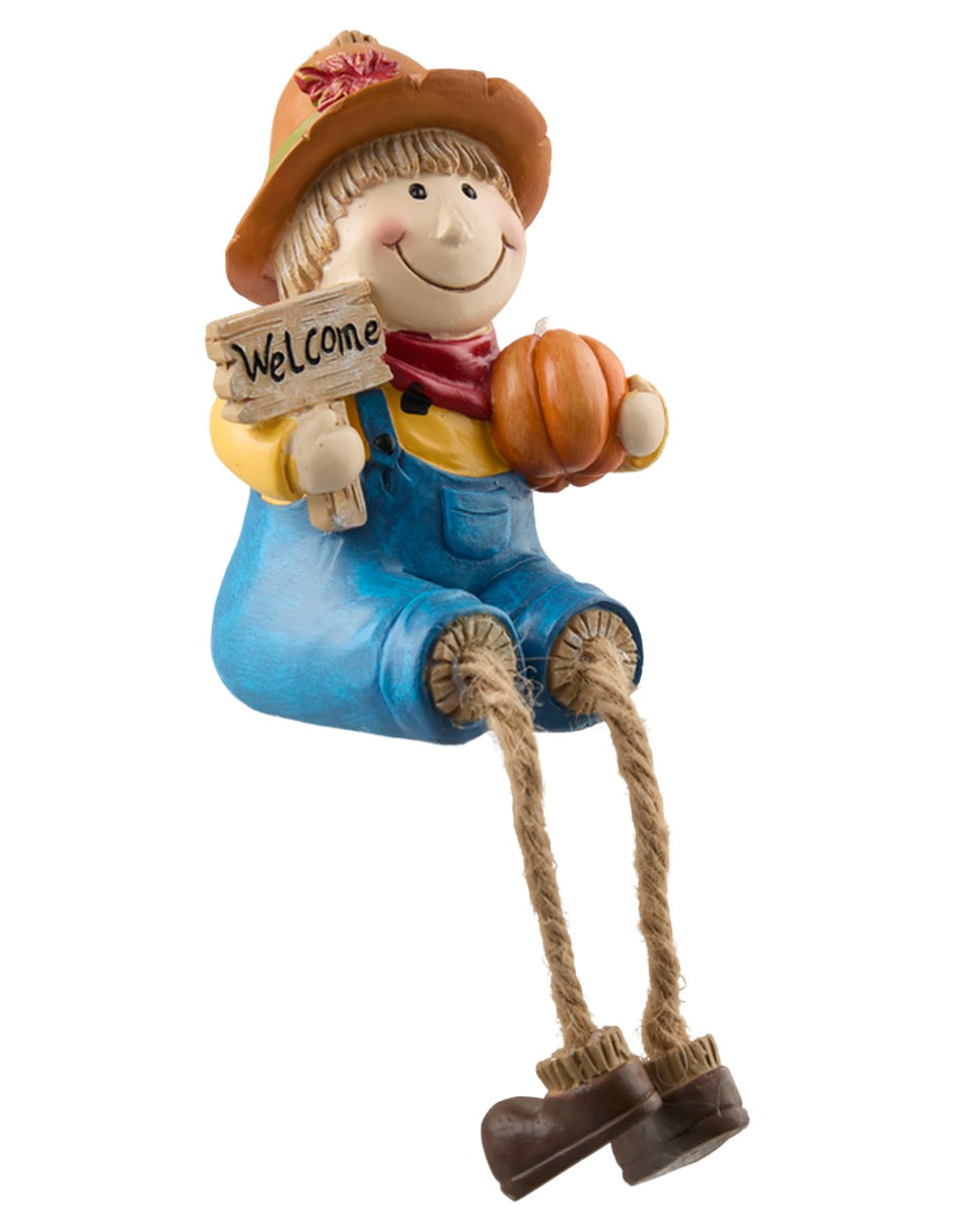 Figura decorativa de Halloween con forma de espantapájaros 5