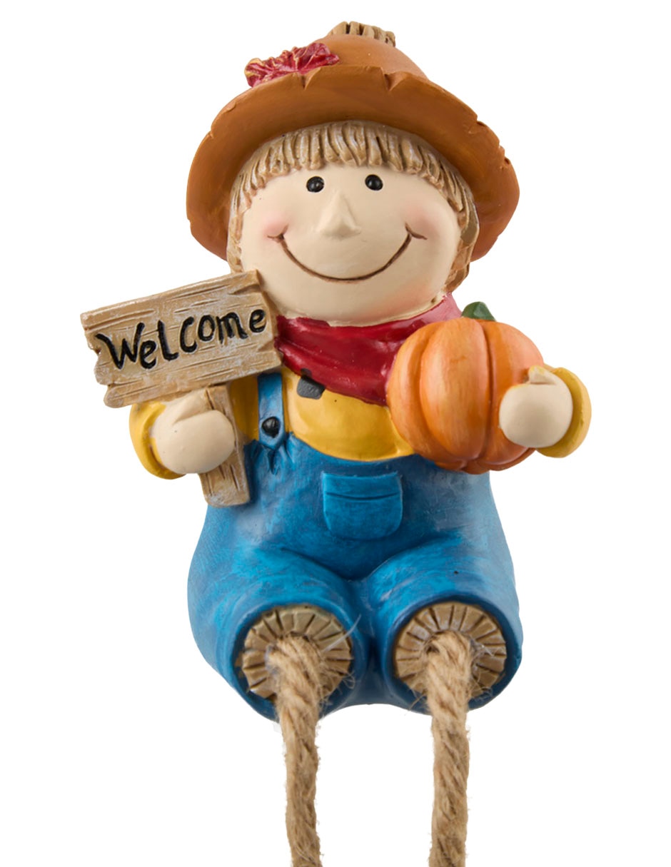 Figura decorativa de Halloween con forma de espantapájaros 3