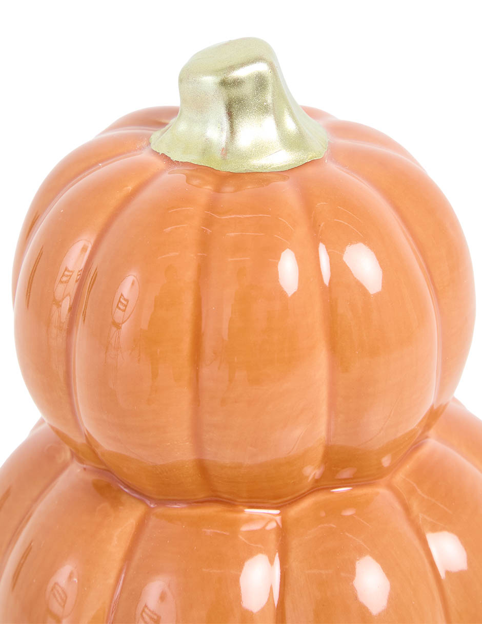 Figura decorativa de Halloween con forma de calabaza