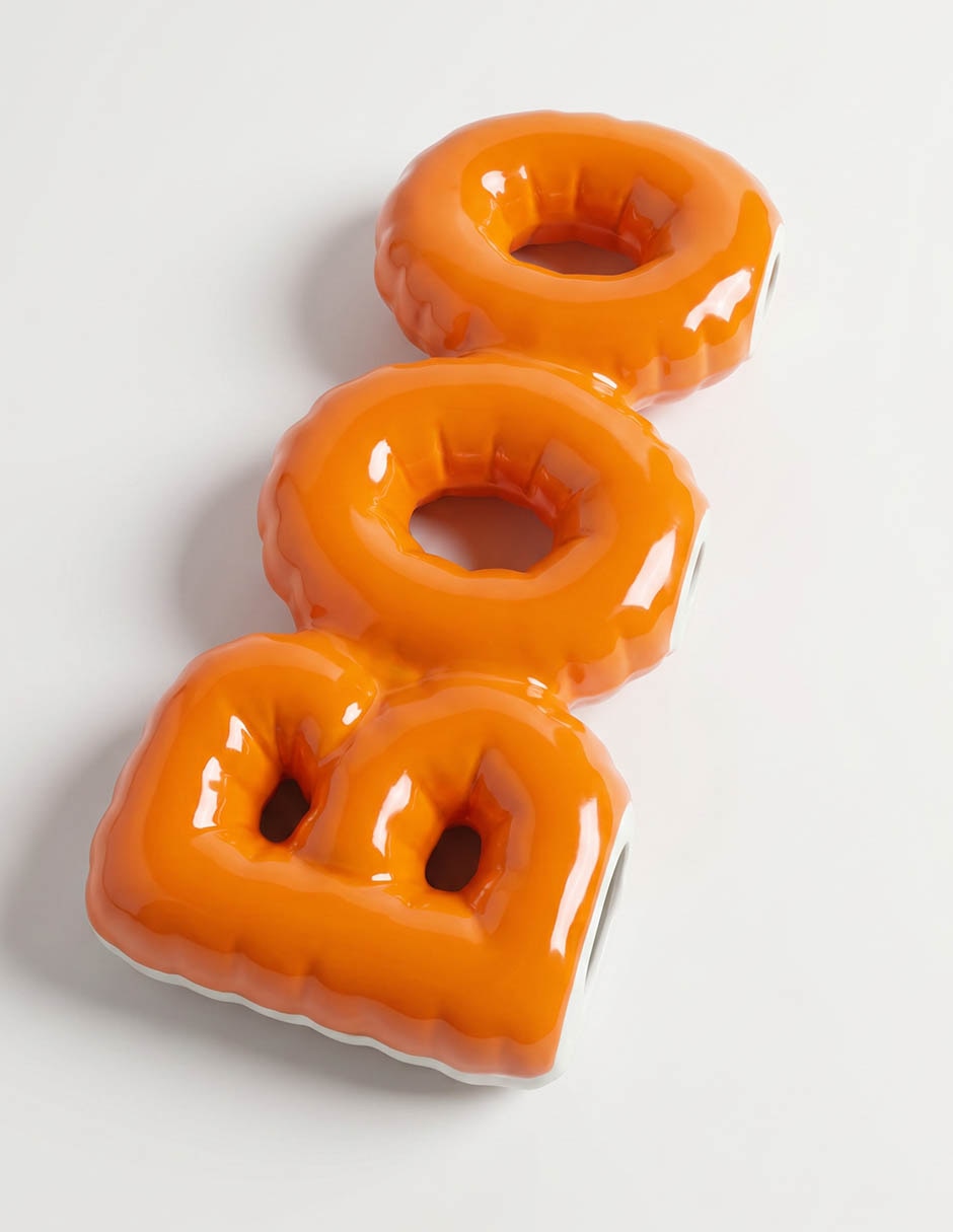 Ornamento de halloween con forma de letrero 2