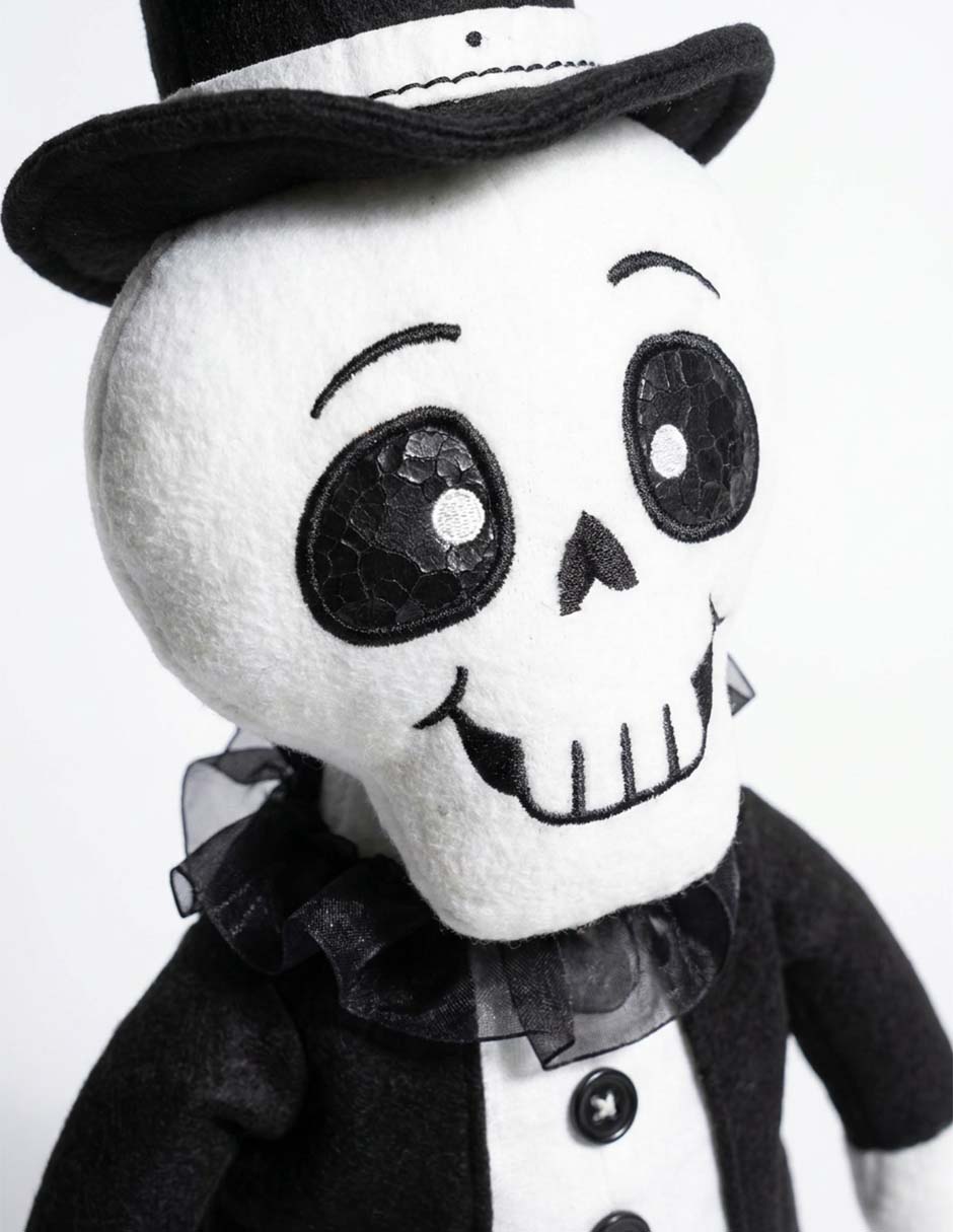 Peluche de catrín halloween de 35 cm 2