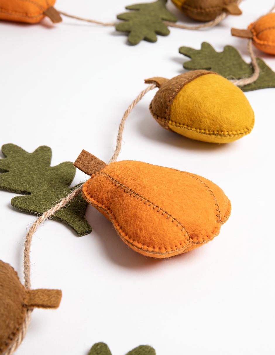 Guirnalda de calabaza 194 cm 3
