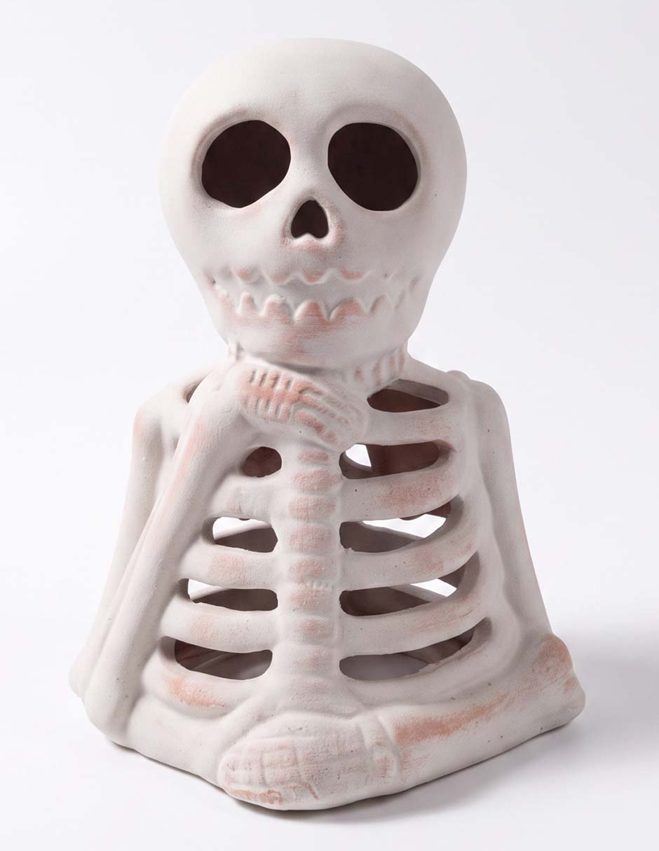 Figura decorativa de Halloween con forma de esqueleto 1