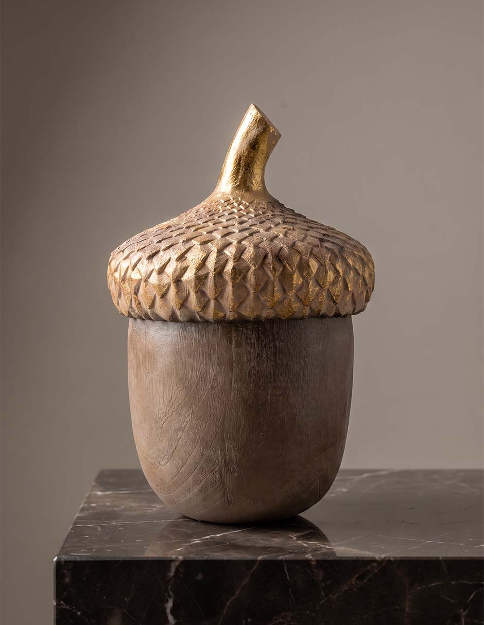 Figura decorativa Harvest con forma de bellota 2