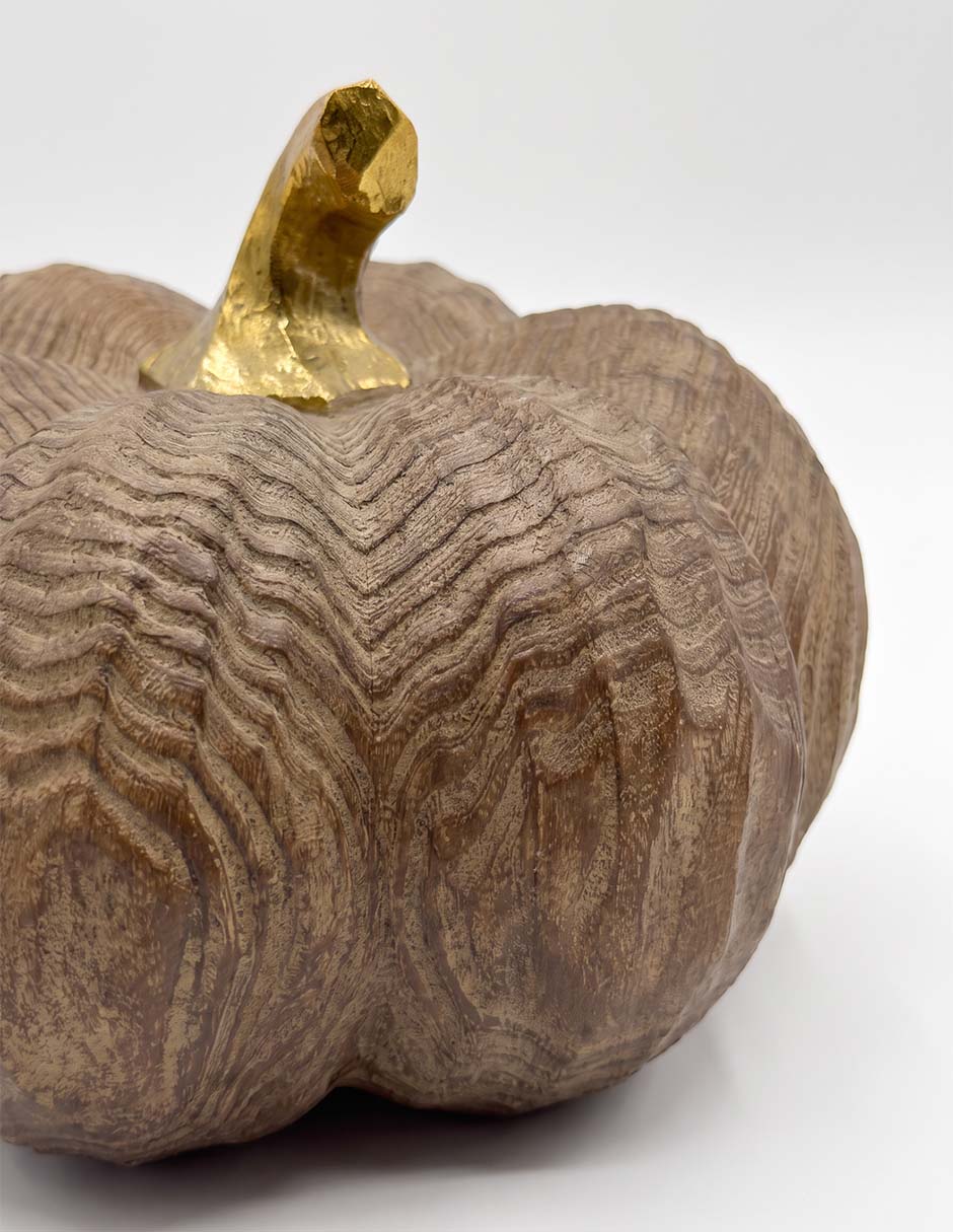 Figura decoratica de halloween con forma de calabaza 2
