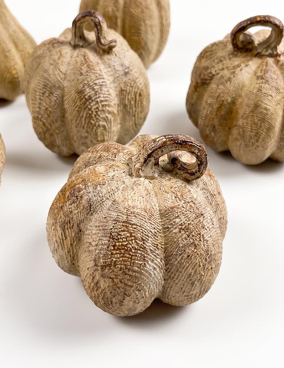 Set figura decorativa con forma de calabazas