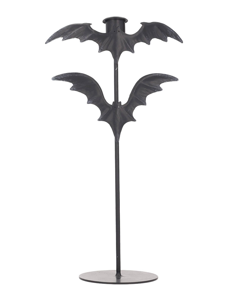 Portavela de Halloween con forma de murciélago 1