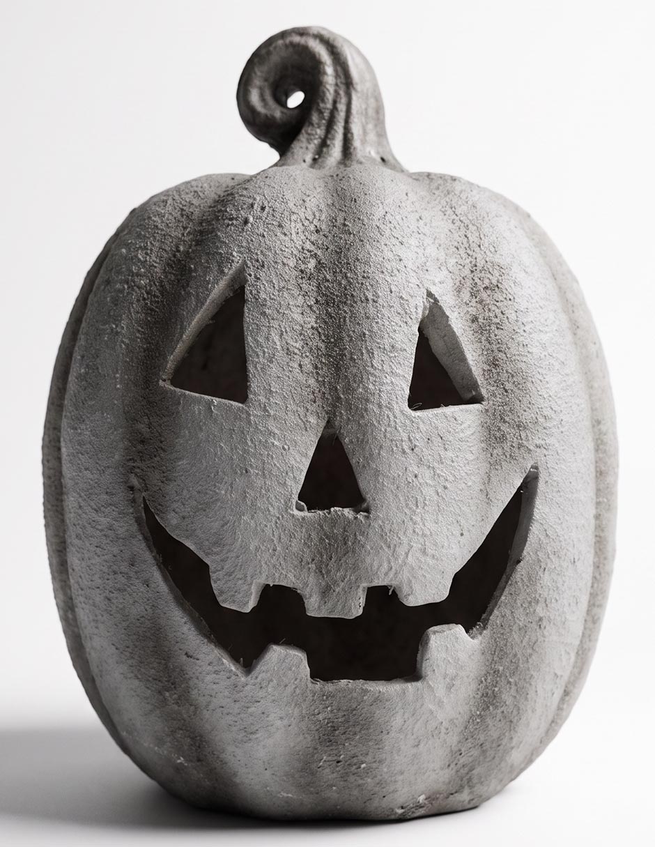 Figura decorativa de halloween con forma de calabaza