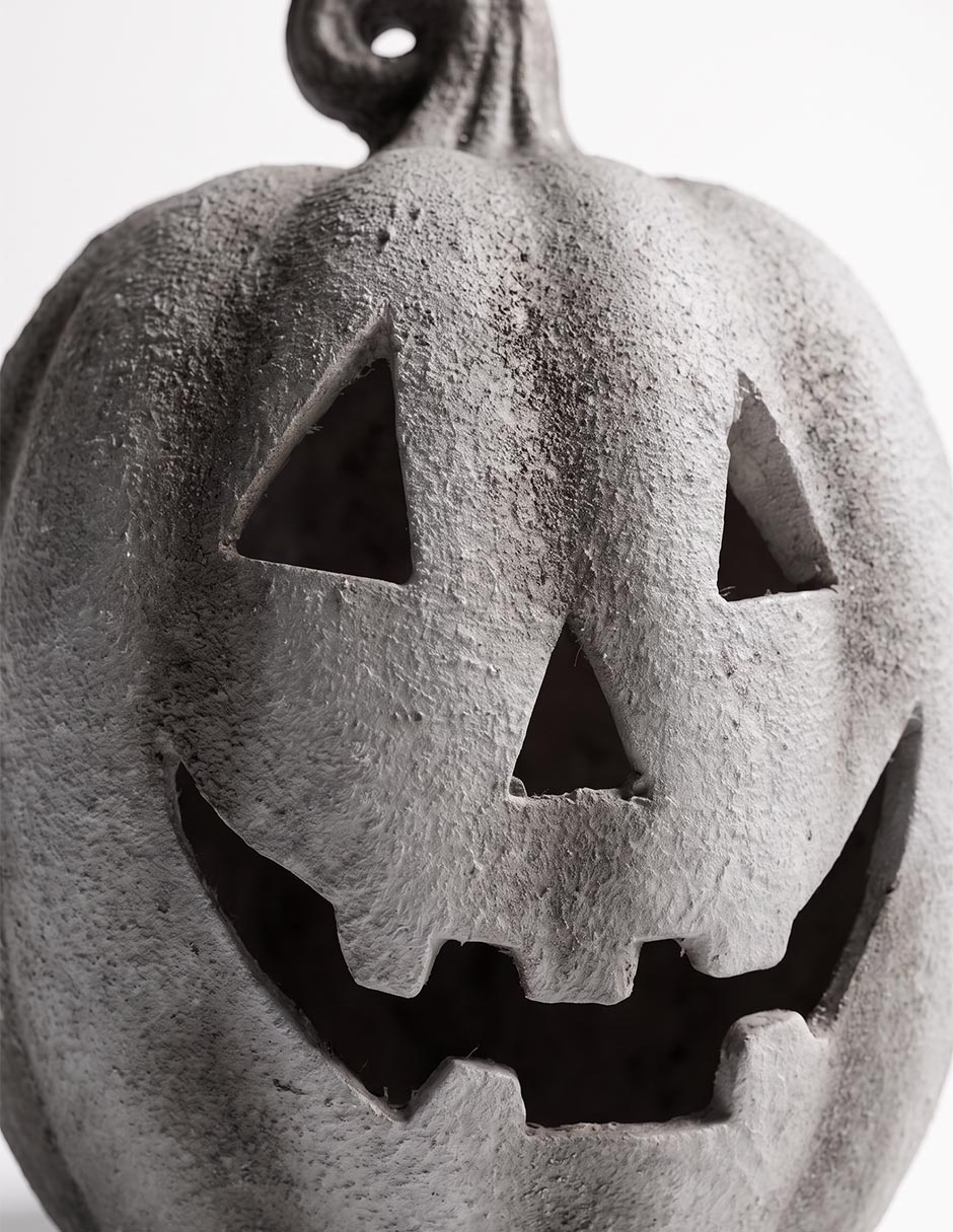 Figura decorativa de halloween con forma de calabaza