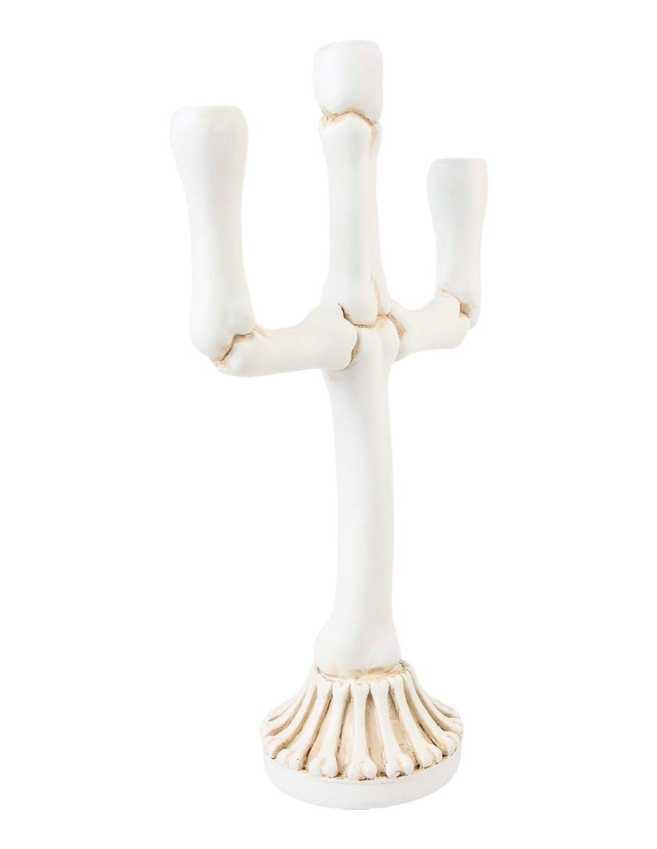 Portavela con forma de huesos 2