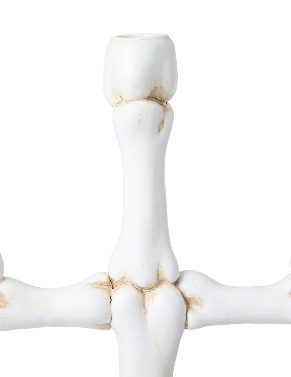 Portavela con forma de huesos 4