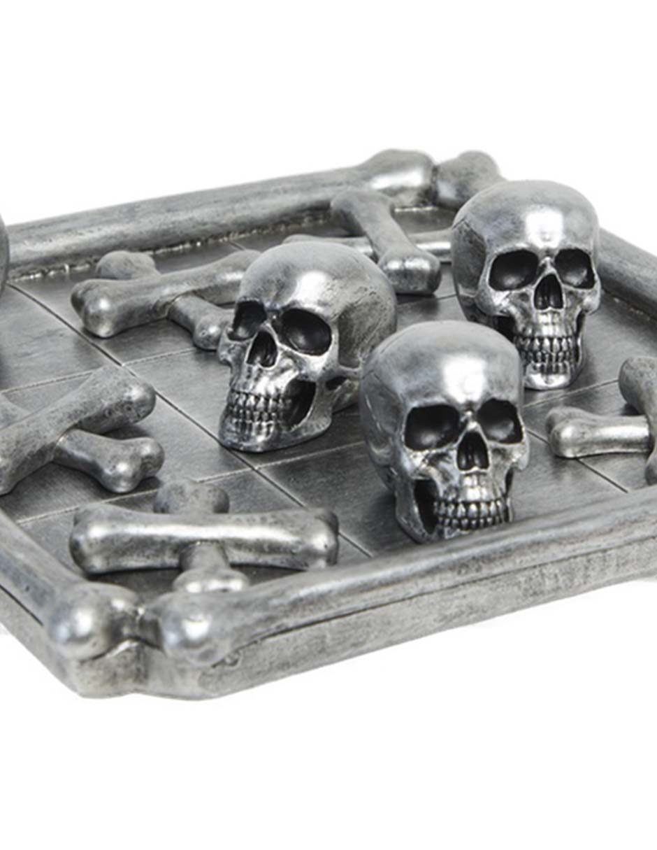 Figura decorativa de Halloween con forma de Cráneos