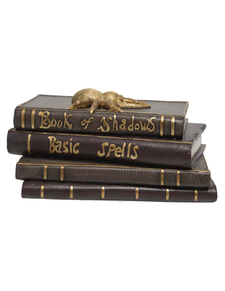 Figura decorativa de Halloween con forma de libros 1