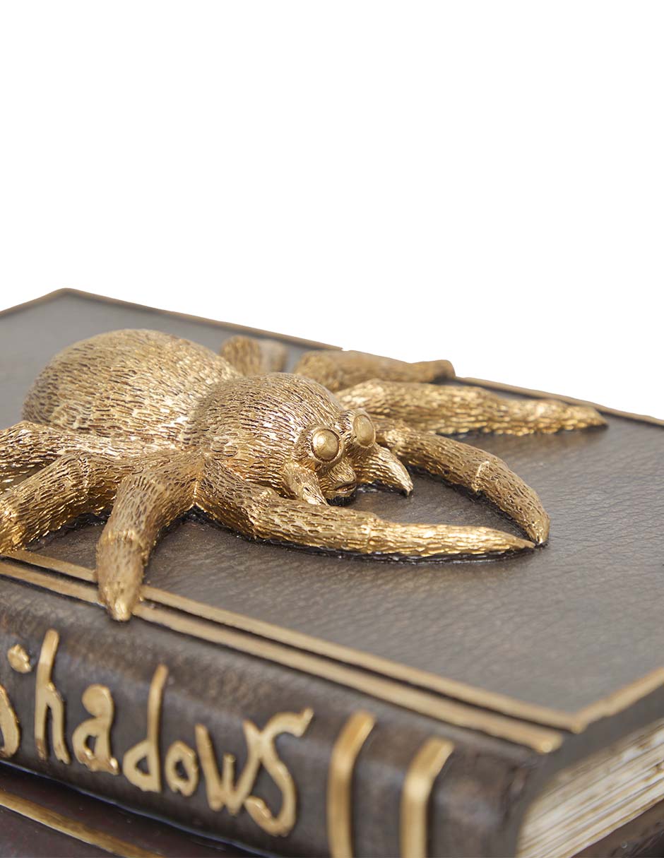 Figura decorativa de Halloween con forma de libros