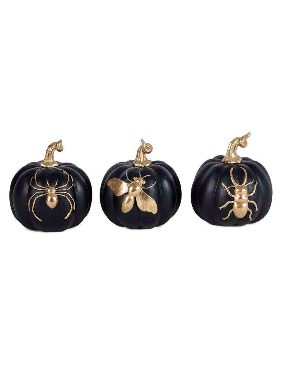 Set figura decorativa con forma de calabaza 2