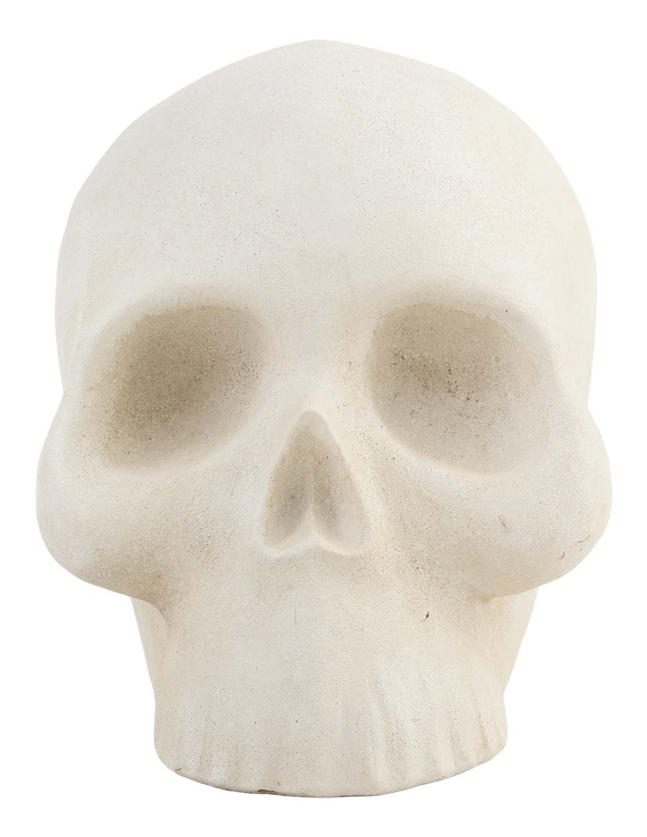 Figura decorativa con forma de cráneo 1
