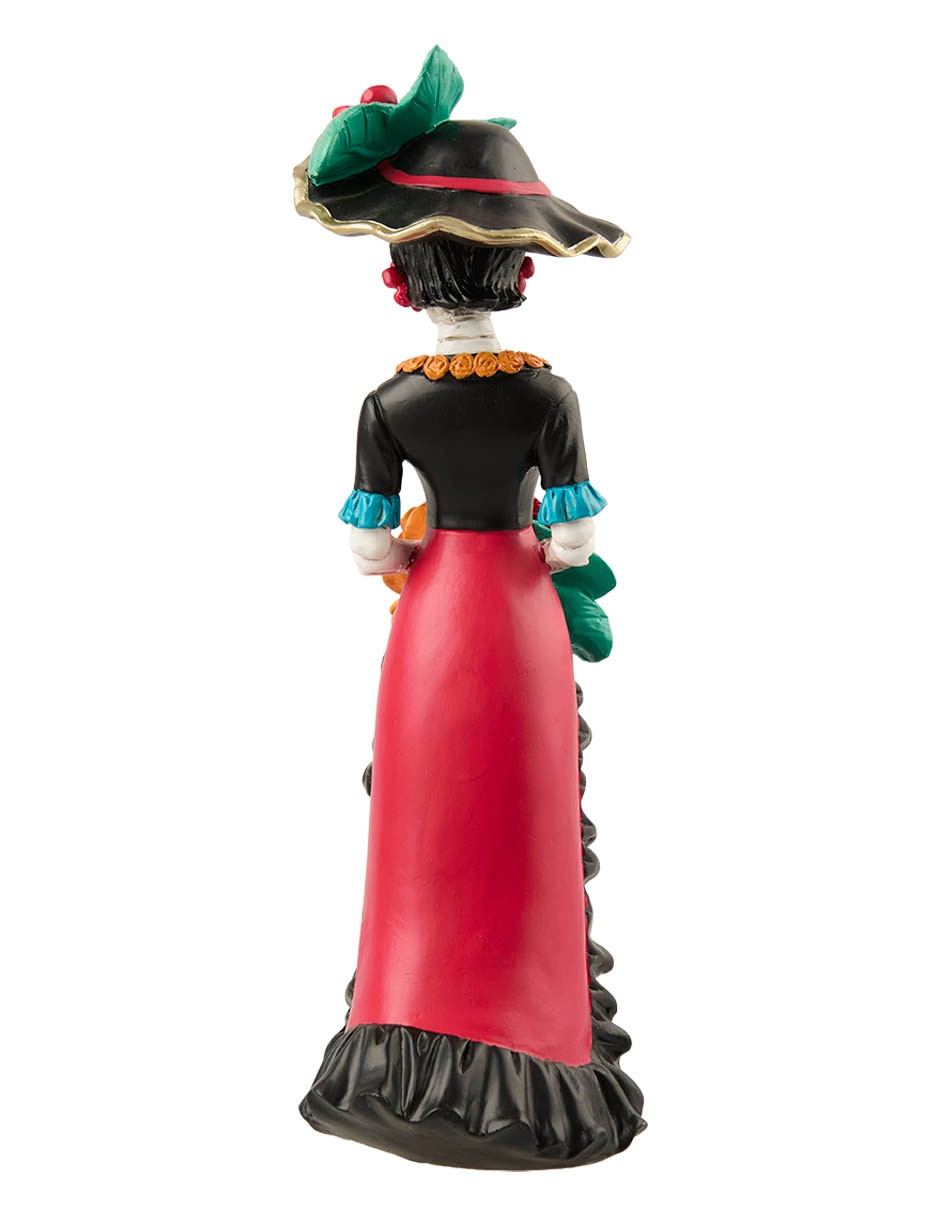 Figura decorativa de día de muertos con forma de catrina 3