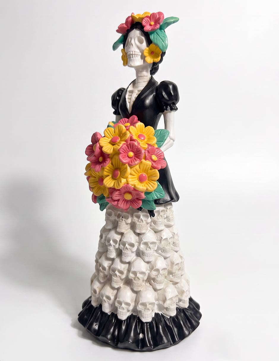 Figura decorativa de Día de muertos con forma de catrina 2