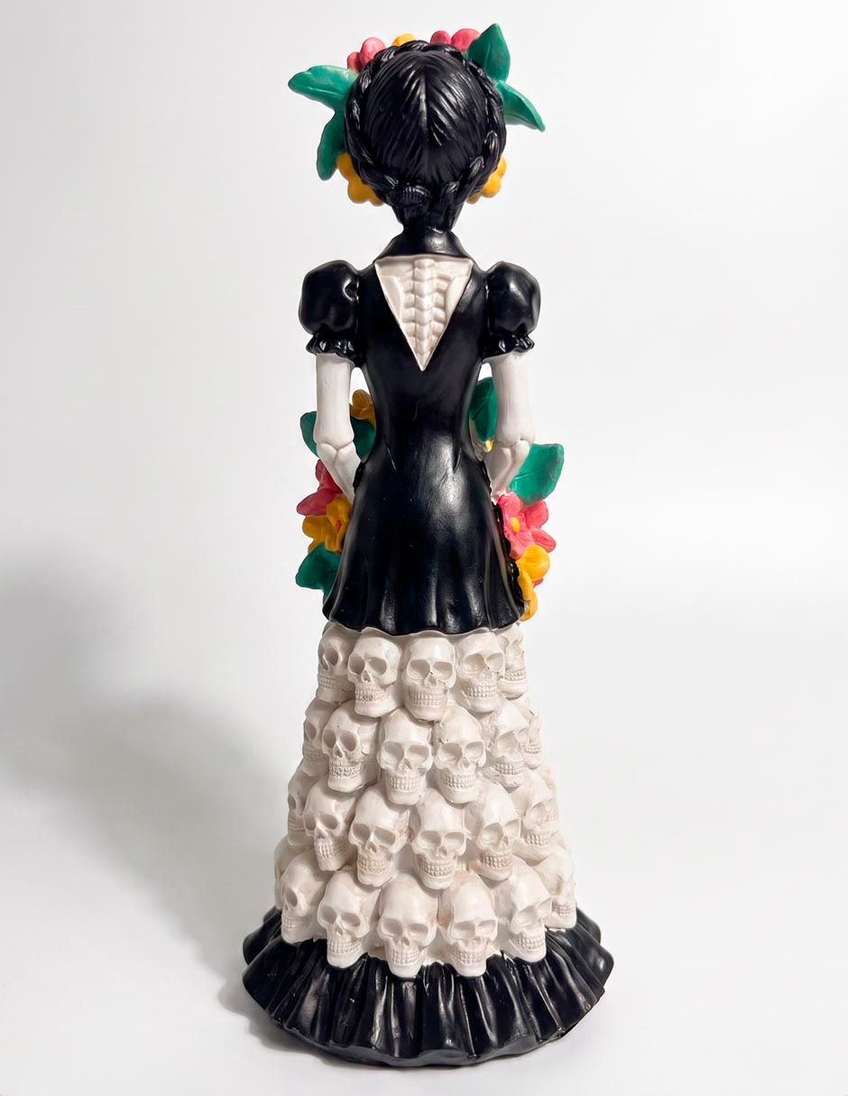 Figura decorativa de Día de muertos con forma de catrina