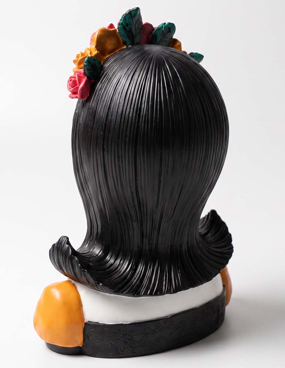 Figura decorativa de Halloween con forma de Catrina 3