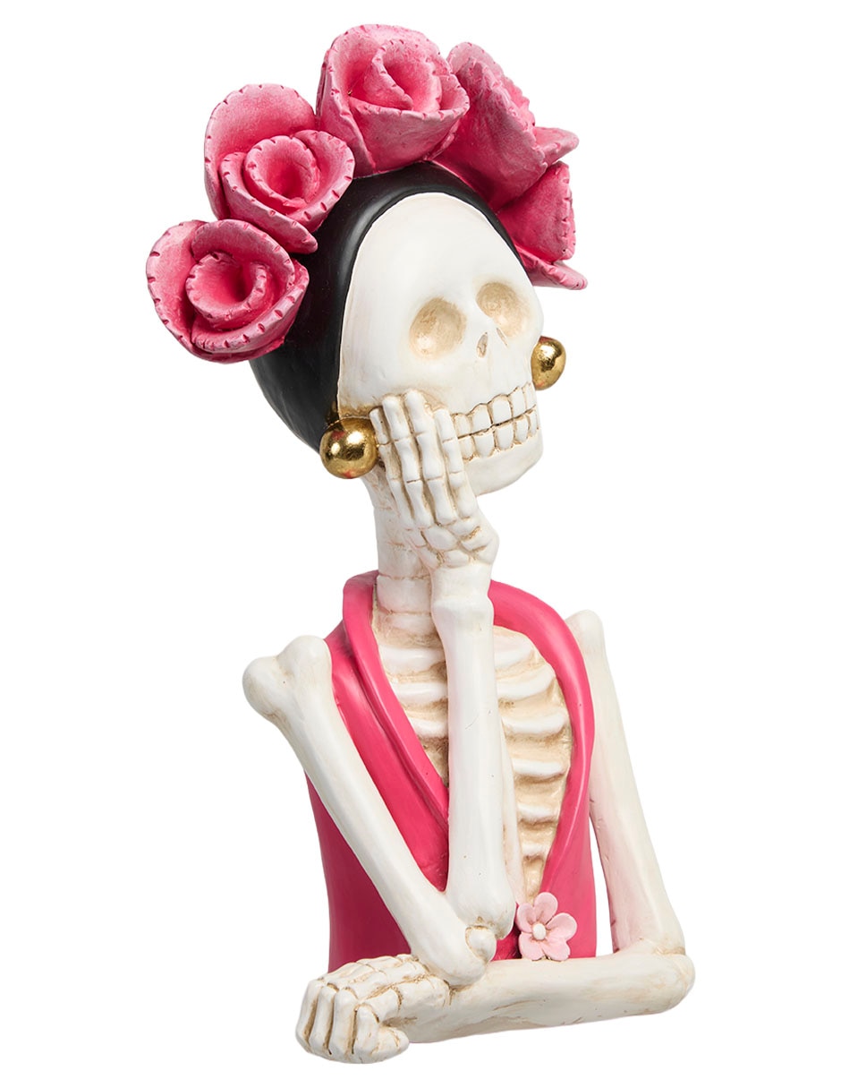 Figura Decorativa Día De Muertos Con Forma De Catrina 4