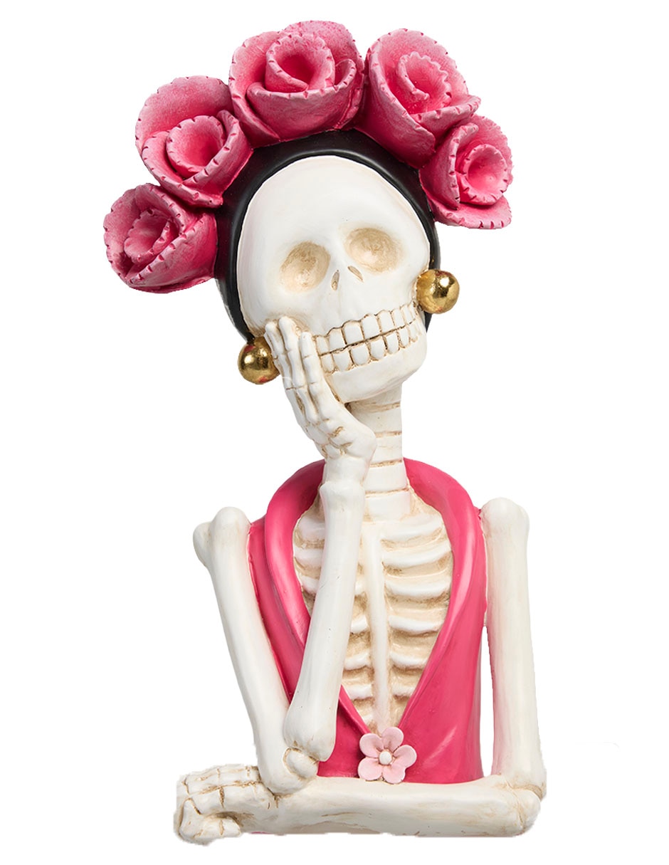 Figura Decorativa Día De Muertos Con Forma De Catrina 1