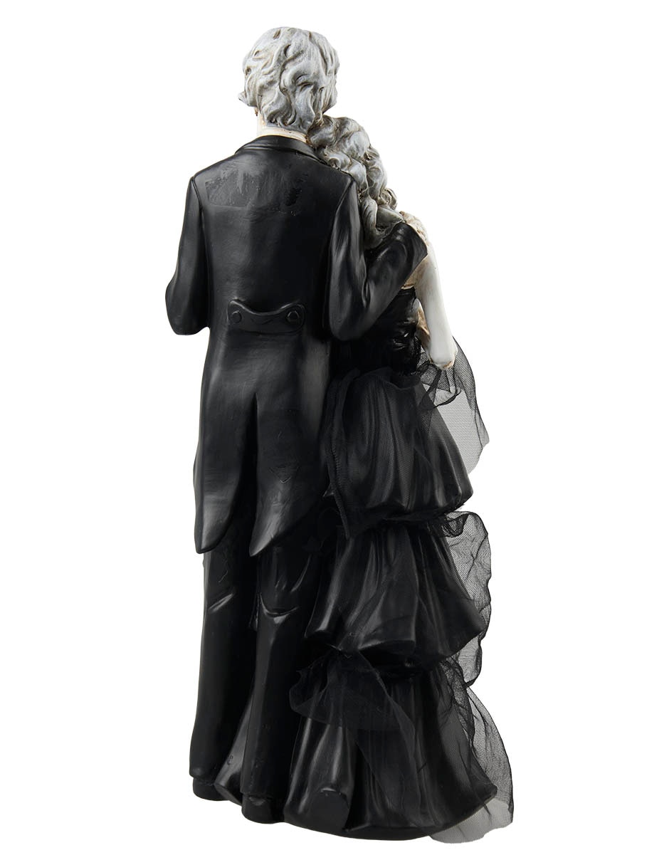 Figura decorativa de Halloween con forma de pareja de esqueletos 3