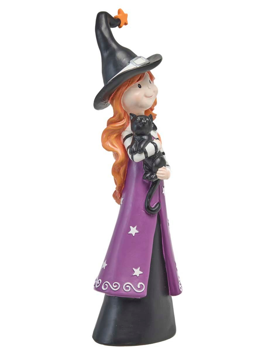 Figura decorativa de halloween con forma de bruja 2