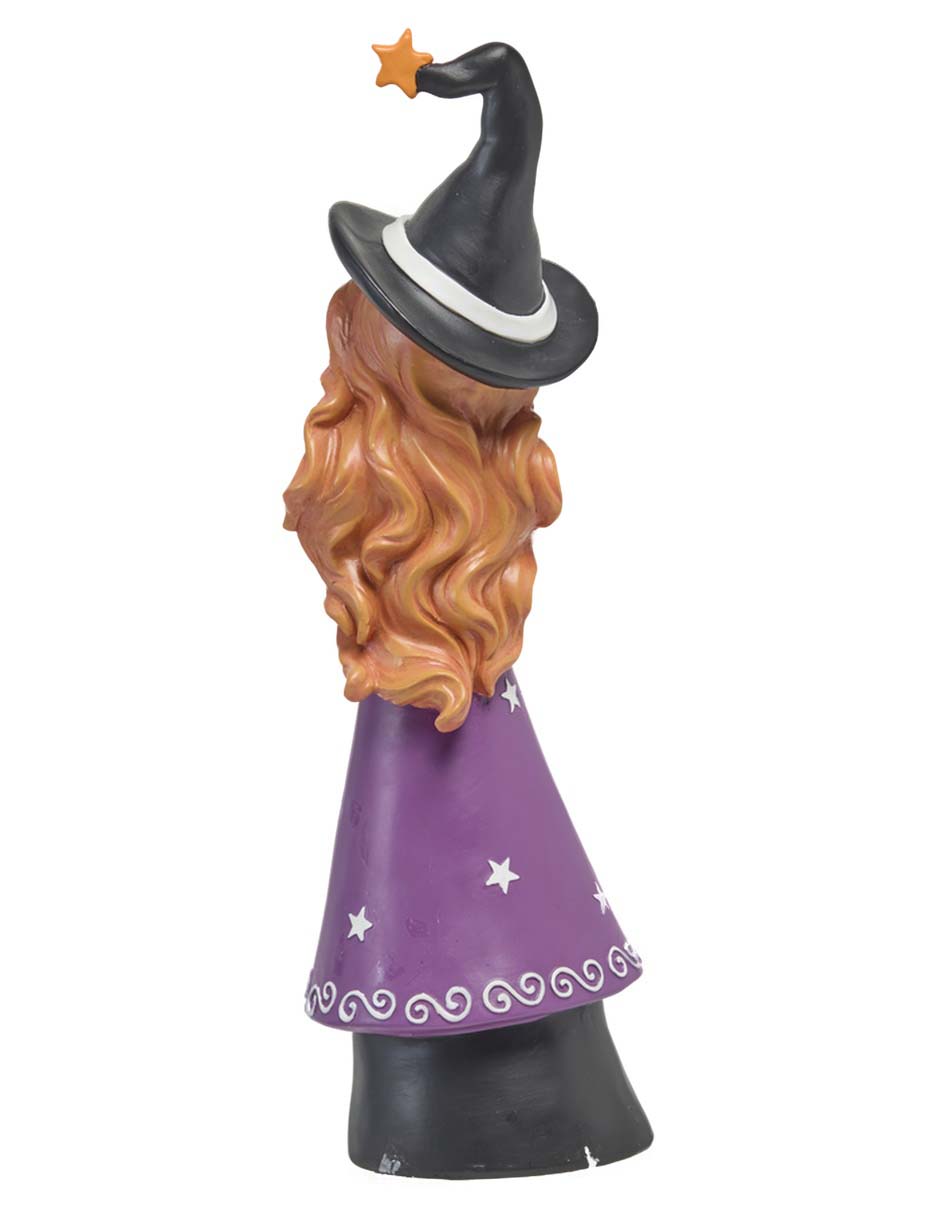 Figura decorativa de halloween con forma de bruja 3