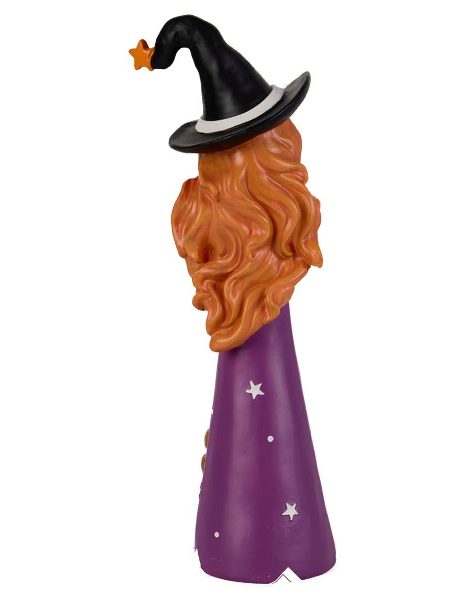Figura decorativa de Halloween con forma de bruja 3