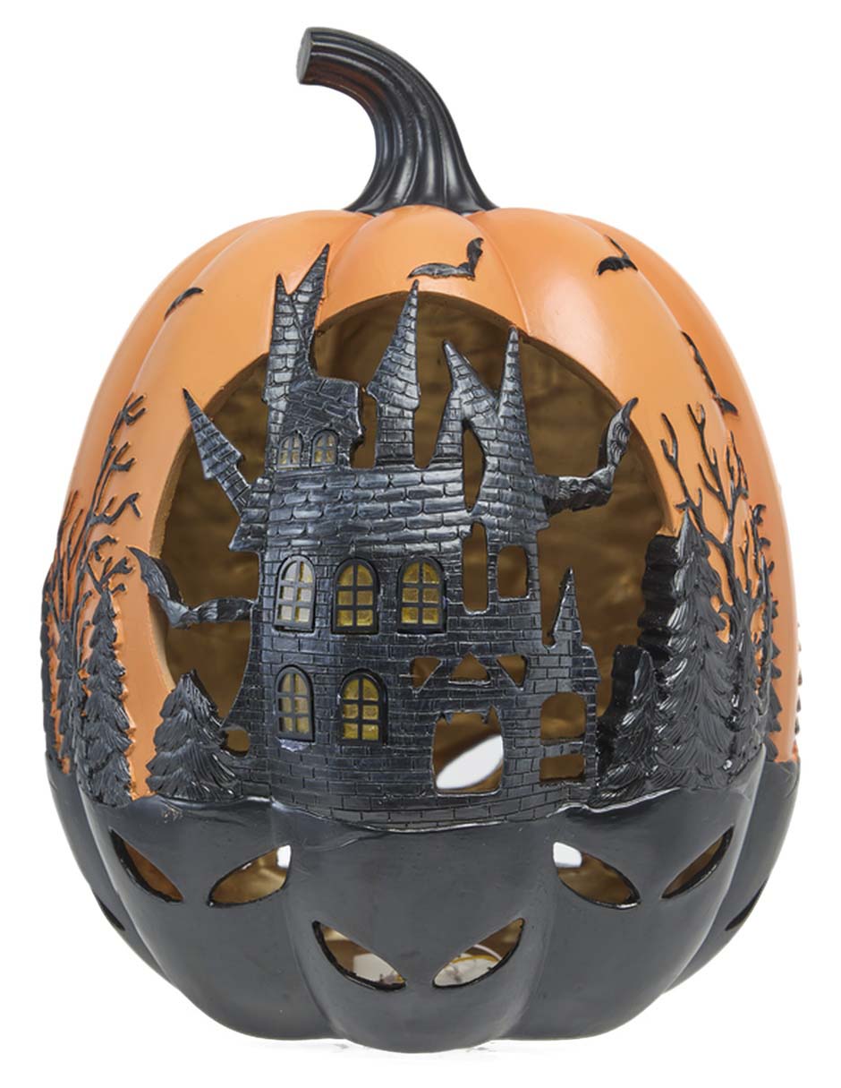 Figura decorativa de Halloween con forma de calabaza 1