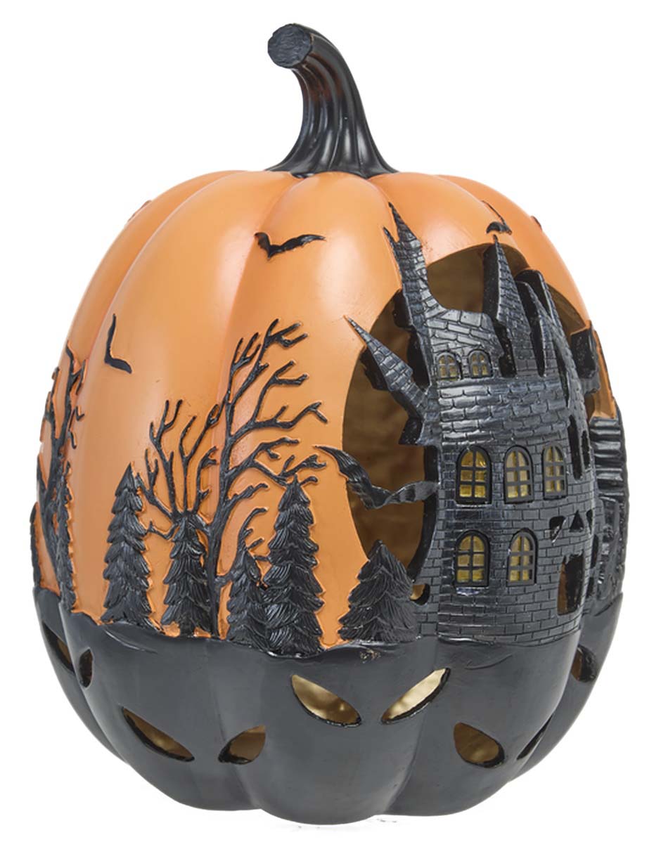 Figura decorativa de Halloween con forma de calabaza 2